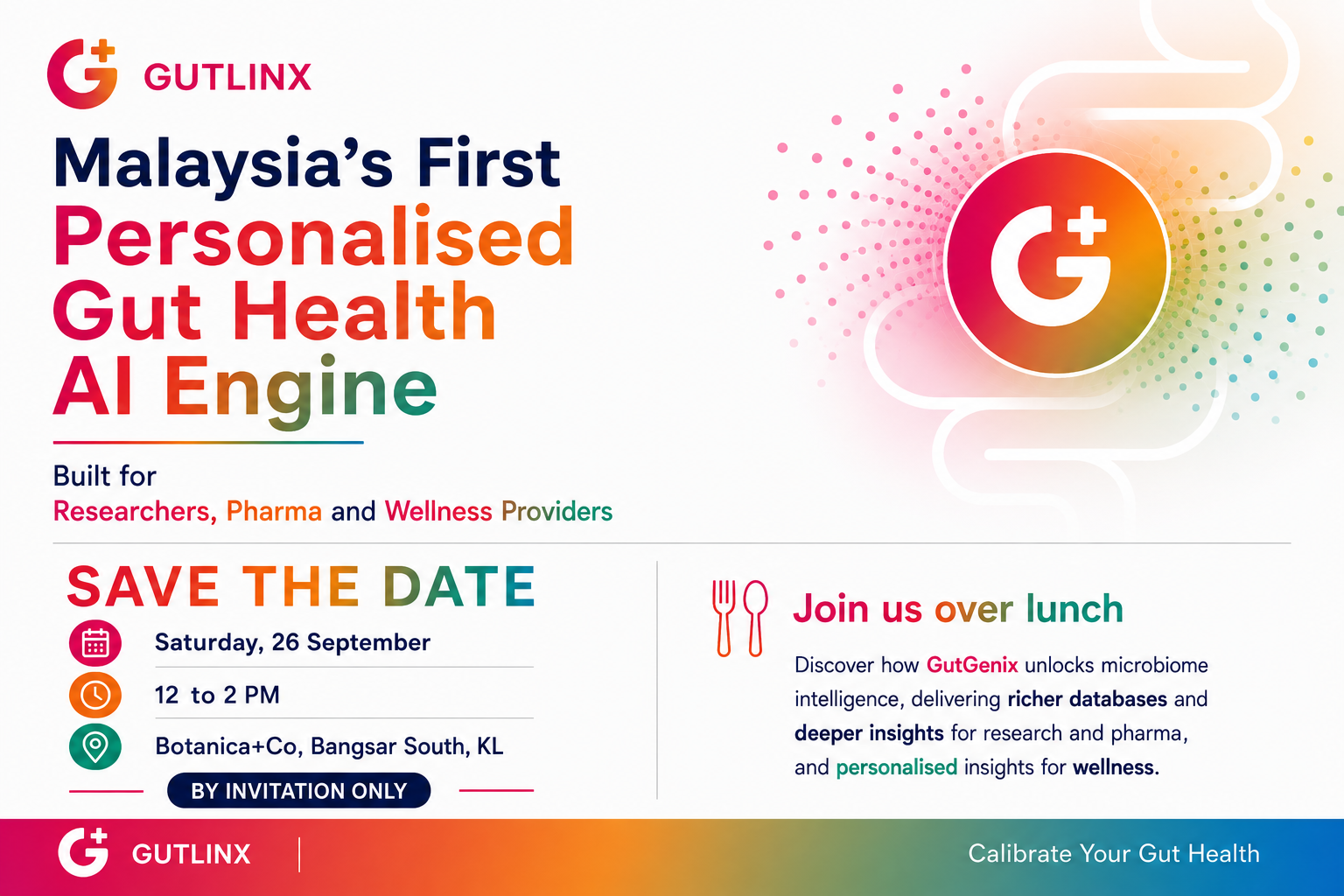 GutGenix Launch Invitation